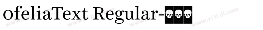 0feliaText Regular字体转换